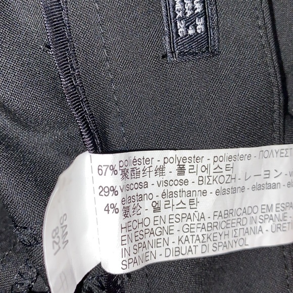 Zara woman black trousers pants size 4 - Picture 5 of 6